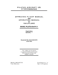 Flight Manual, Sect