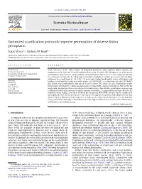 Optimized Scarification Protocols Improve Germination of Diverse Rubus Germplasm