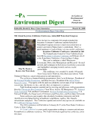PA Environment Digest 3/10/08