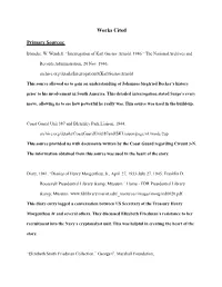 Annotated Bibliography