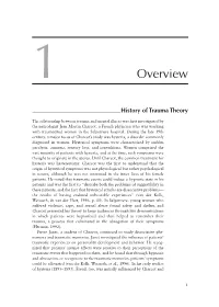 History of Trauma Theory