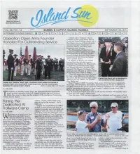 Operation Open Arms Founder Honored for Outstanding Service