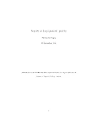 Aspects of Loop Quantum Gravity
