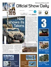 IDEX 2015 Show Daily Day 3