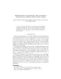 Restrictions on Homflypt and Kauffman Polynomials Arising from Local Moves