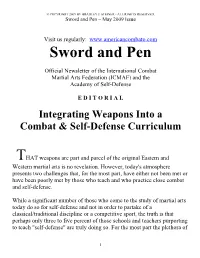 Sword and Pen – May 2009 Issue