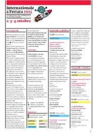 2-3-4 Ottobre