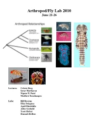 21JUN10 Arthropod Manual FINAL