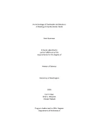 An Archeology of Postmoden Architecture: a Reading of Charles Jencks' Work