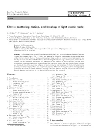 Elastic Scattering, Fusion, and Breakup of Light Exotic Nuclei