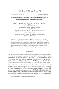 MYCOTAXON Volume 105, Pp