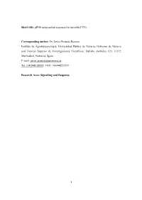 Ppgi-Independent Responses to Microbial Vcs Corresponding Author