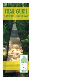 Trail Guide to Lexington's Conservation Land