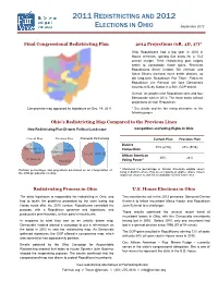 2011 Redistricting and 2012 Elections in Ohio