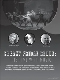 FREAKY FRIDAY REDUX: This Time with Music