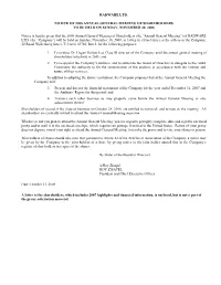 Proxy Statement