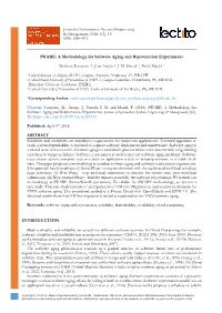 SWARE: a Methodology for Software Aging and Rejuvenation Experiments