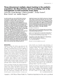 Three-Dimensional Multiple Object Tracking in The