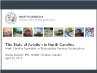 NC Transportation Powerpoint Template 16X9