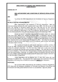 APPOINTMENT and CONDITIONS of SERVICE) REGULATIONS, 2016 AIM: to Enforce the MDA (Appointment and Conditions of Service) Regulations 2016