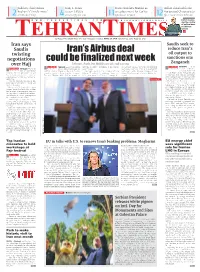 Iran's Airbus Deal Could Be Finalized Next Week