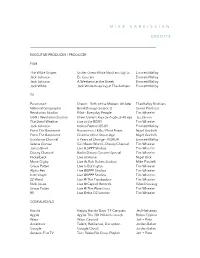 M I K E S a R K I S S I a N Credits