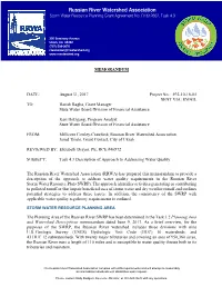 MEMORANDUM DATE: August 31