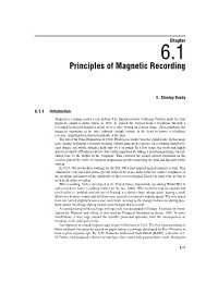 Principles of Magnetic Recording