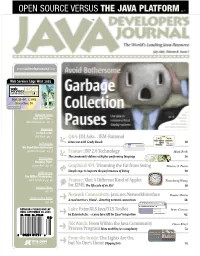 OPEN SOURCE VERSUS the JAVA Platformpg. 6