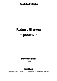 Robert Graves - Poems