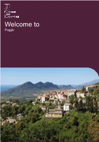 Welcome to Poggio Welcome