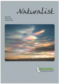 Yorkshire Union Yorkshire Union the Naturalist Vol