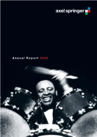 Axel Springer, Annual Report 2005