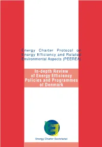 In-Depth Review of Energy Efficiency Policies and Programmes of Denmark