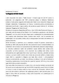 “La Reggenza Dei Sette Comuni”. I Primi Documenti Che Citano I