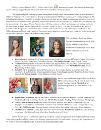 Sample Press Release