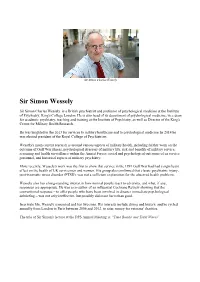 Sir Simon Wessely