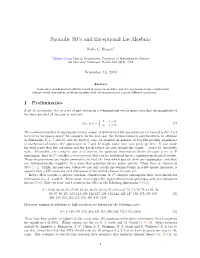Sporadic Sics and Exceptional Lie Algebras