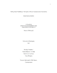 Talking About Mindfulness: Portrayals in Diverse Communication Communities