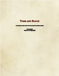Tome and Blood an Arcane Magic Mod for the Infinity Engine Games