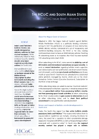Hcoc Issue Brief – March 2021