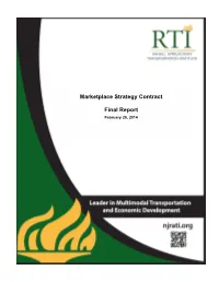 Marketplace Strategy Contract Final Report