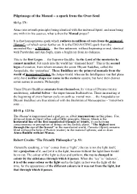 Pilgrimage of the Monad – a Spark from the Over-Soul