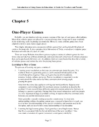 Chapter 5 One-Player Games