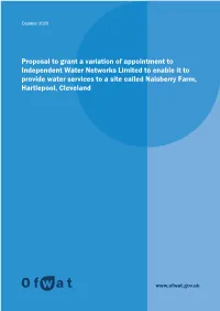 Proposal to Grant a Variation of Appointment to Independent