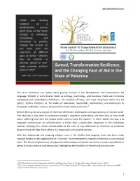 Sumud, Transformative Resilience, and the Changing Face of Aid in The