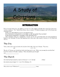 A Study of Colossians