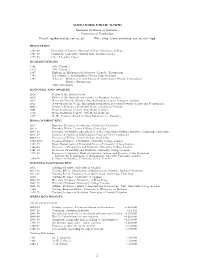 ALEXANDER PHILIP DAWID Emeritus Professor of Statistics University of Cambridge E-Mail: Apd@Statslab.Cam.Ac.Uk Web