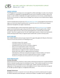 END USER COMPUTING - NETWORK ATTACHED PRINTER SUPPORT Effective JULY 1, 2020