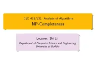 NP-Completeness